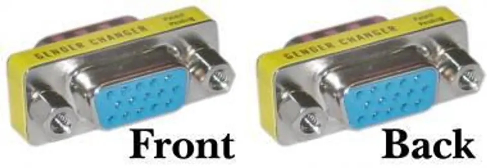 ⁨MicroConnect Mini Gender HD15 F/F VGA-VGA⁩ w sklepie Wasserman.eu