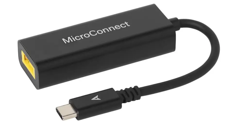 ⁨MicroConnect USB-C to Square Lenovo Plug⁩ w sklepie Wasserman.eu