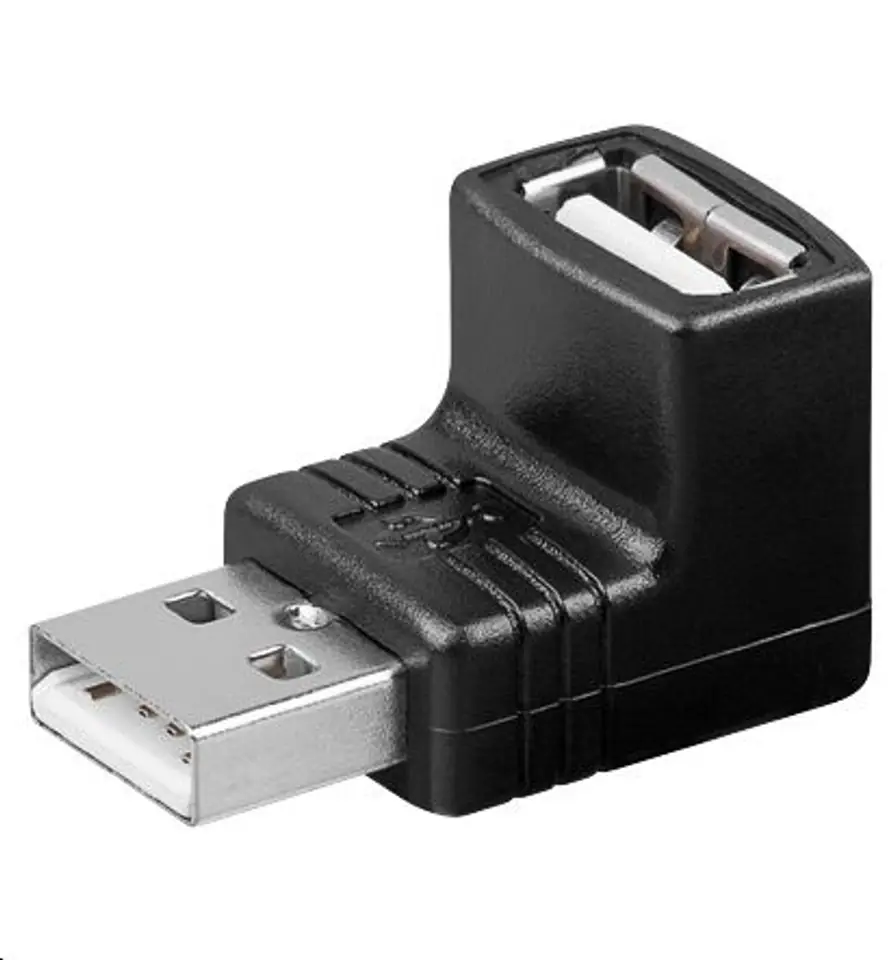 ⁨MicroConnect USB 2.0 adapter A - A Angled⁩ w sklepie Wasserman.eu