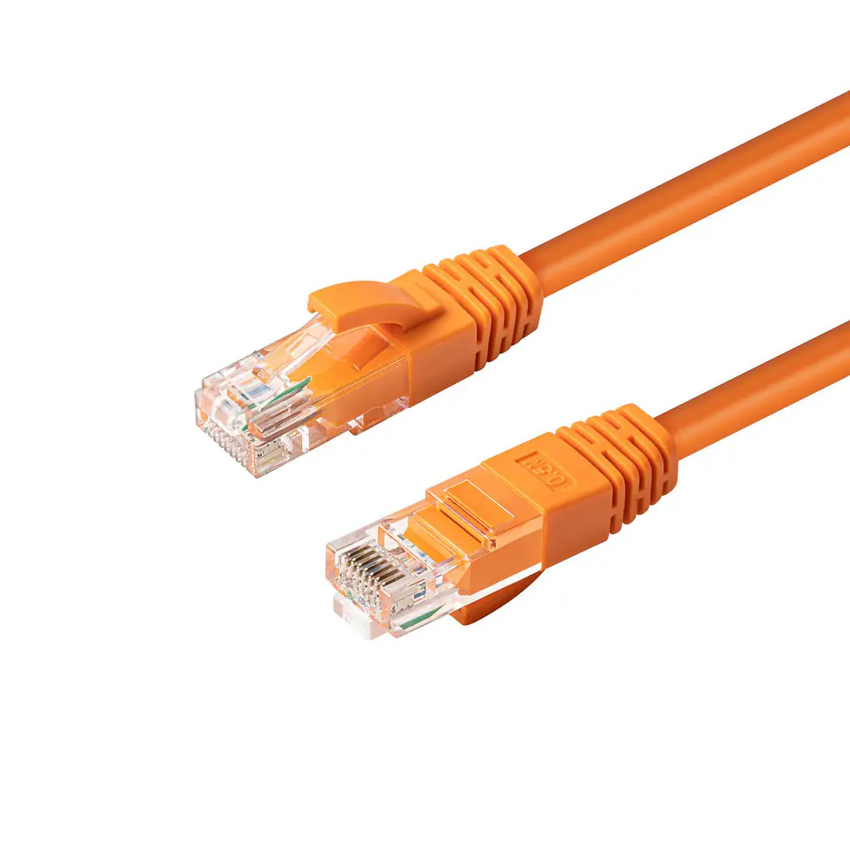 ⁨MicroConnect CAT6A UTP 0.25m Orange LSZH⁩ w sklepie Wasserman.eu