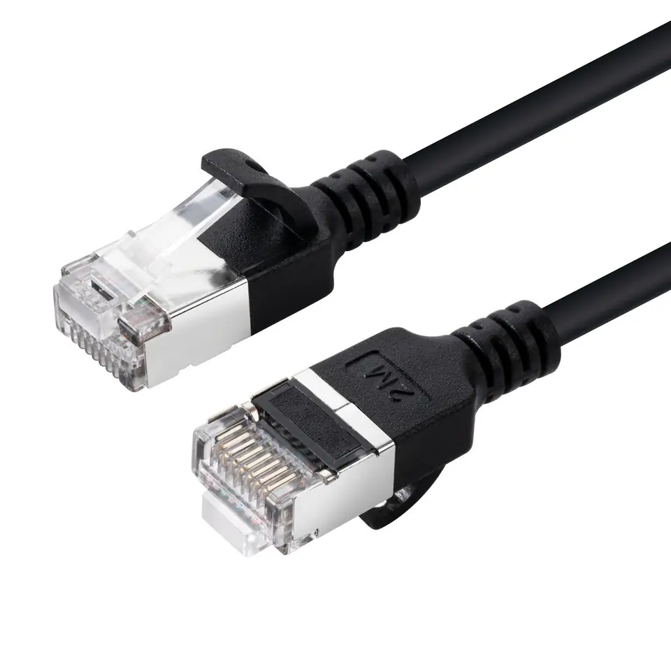 ⁨MicroConnect CAT6A U-FTP Slim, LSZH, 5m⁩ w sklepie Wasserman.eu