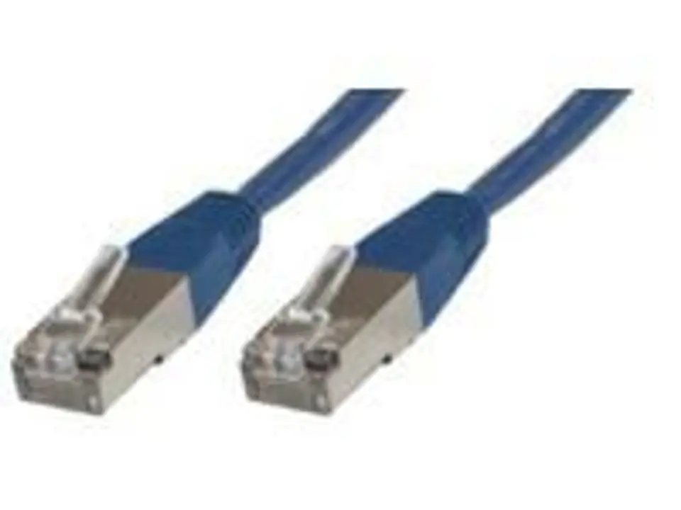 ⁨MicroConnect F/UTP CAT5e 0.5m Blue PVC⁩ w sklepie Wasserman.eu