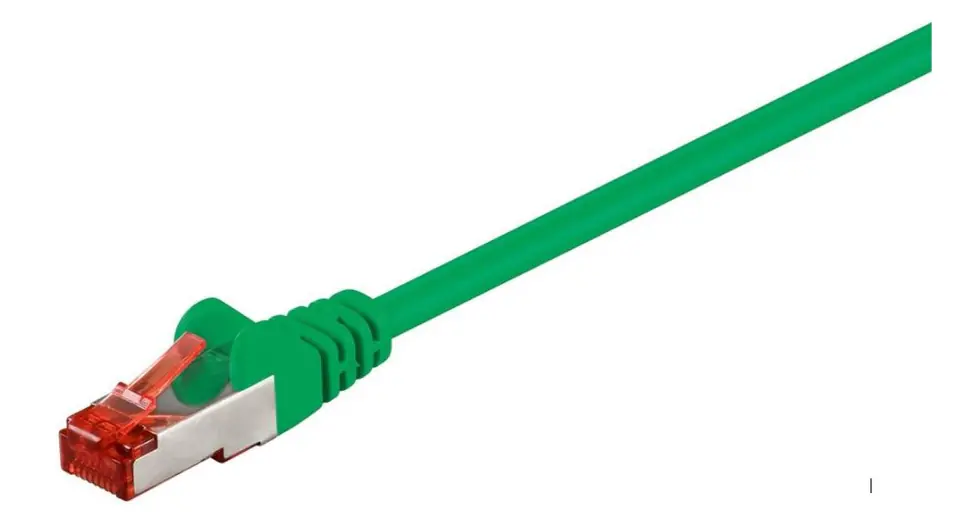 ⁨MicroConnect F/UTP CAT6 0.25m Green PVC⁩ w sklepie Wasserman.eu