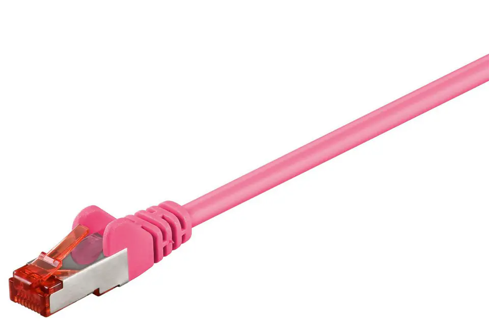 ⁨MicroConnect F/UTP CAT6 0.25m Pink PVC⁩ w sklepie Wasserman.eu