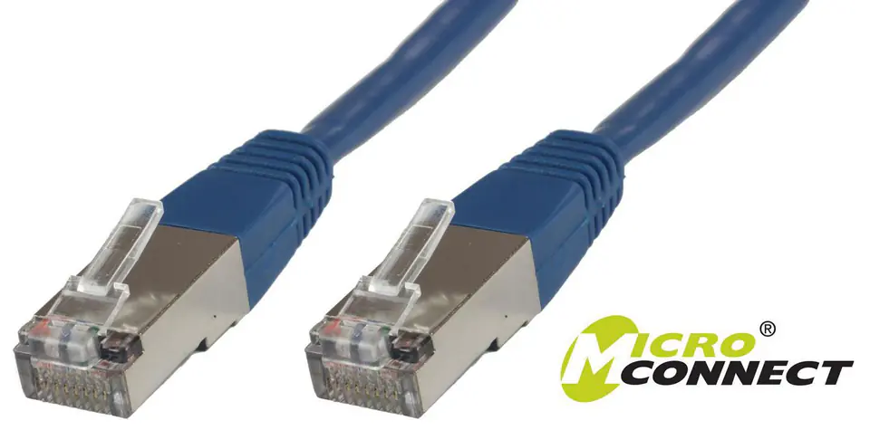 ⁨MicroConnect F/UTP CAT6 15m Blue PVC⁩ w sklepie Wasserman.eu