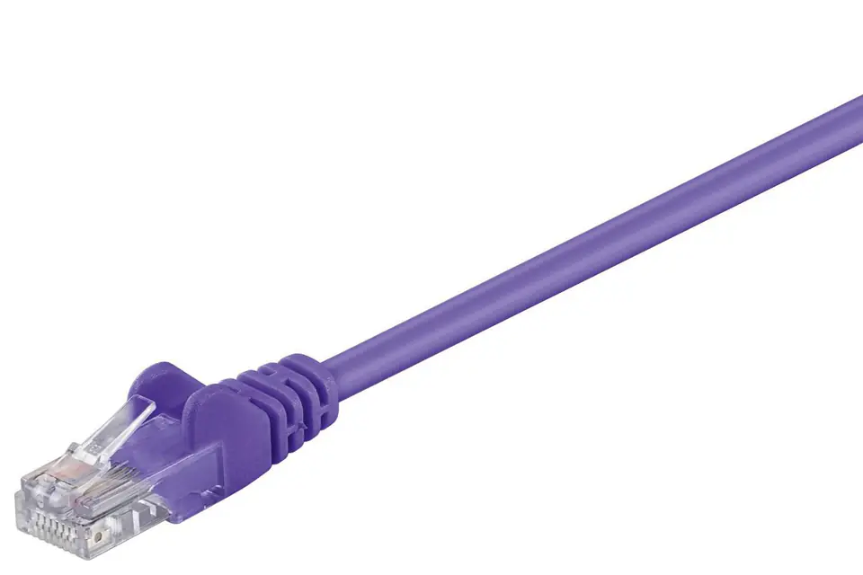 ⁨MicroConnect U/UTP CAT5e 0.25M Purple PVC⁩ w sklepie Wasserman.eu