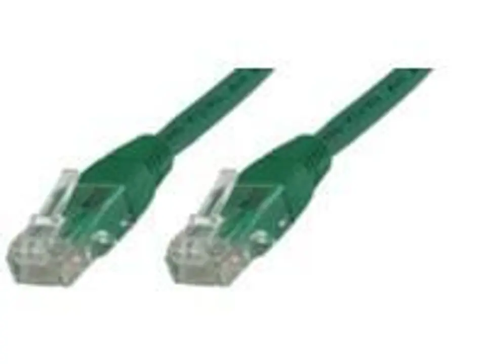 ⁨MicroConnect U/UTP CAT5e 0.5M Green PVC⁩ w sklepie Wasserman.eu