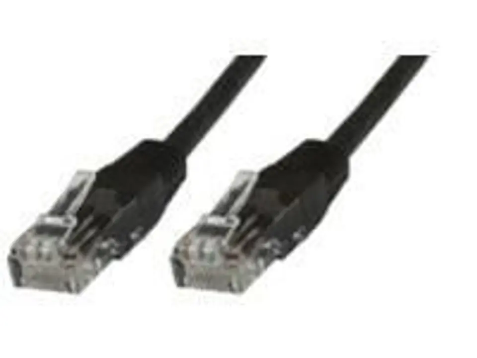 ⁨MicroConnect U/UTP CAT5e 1.5M Black PVC⁩ w sklepie Wasserman.eu