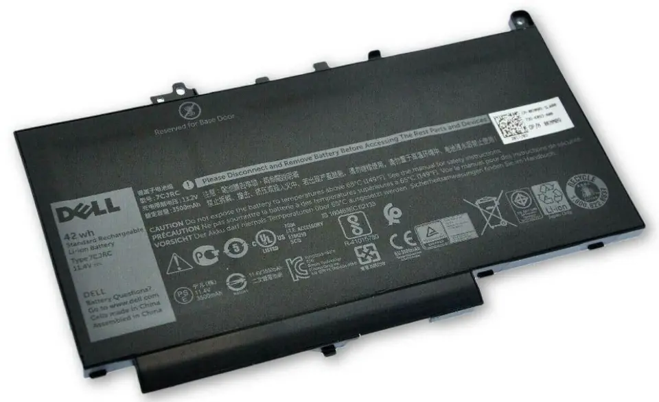 ⁨Dell Battery, 42WHR, 3 Cell,⁩ w sklepie Wasserman.eu
