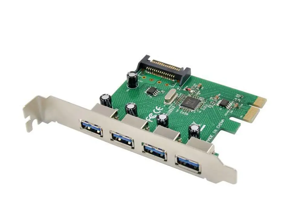 ⁨MicroConnect USB 3.0 4 port PCIe card⁩ w sklepie Wasserman.eu