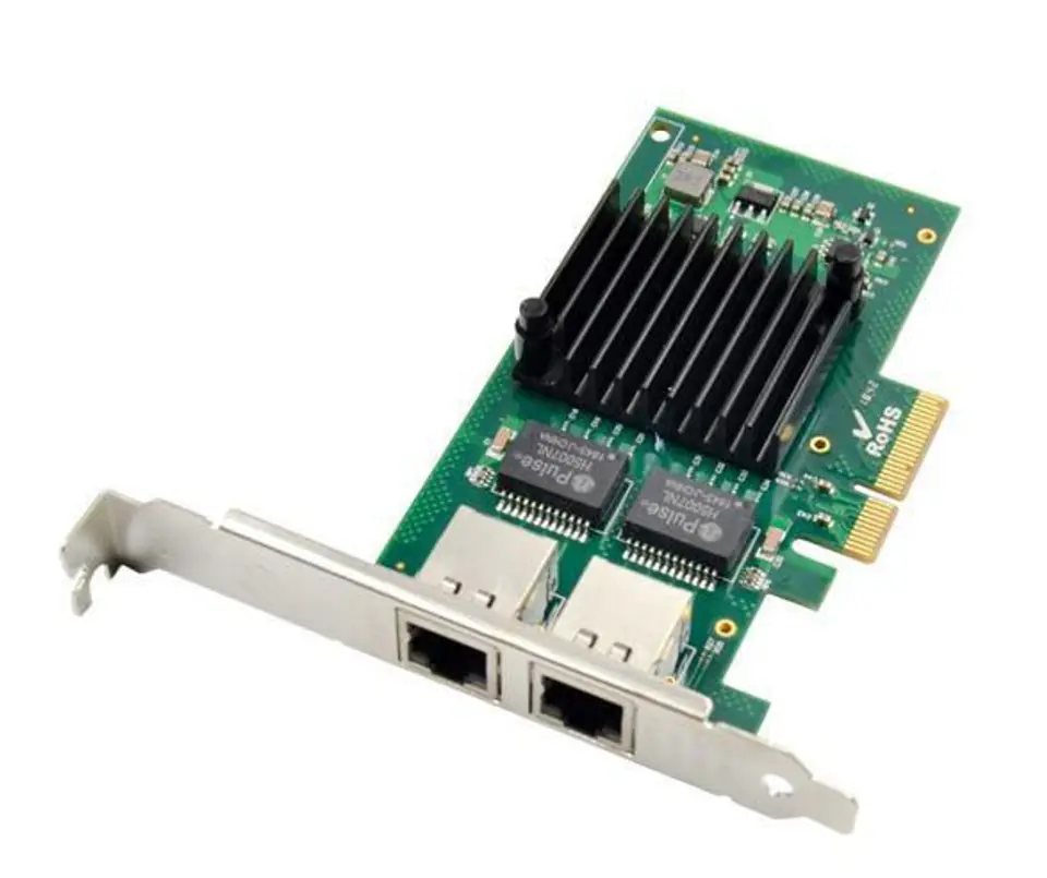 ⁨MicroConnect 2 port RJ45 network card, PCIe⁩ w sklepie Wasserman.eu