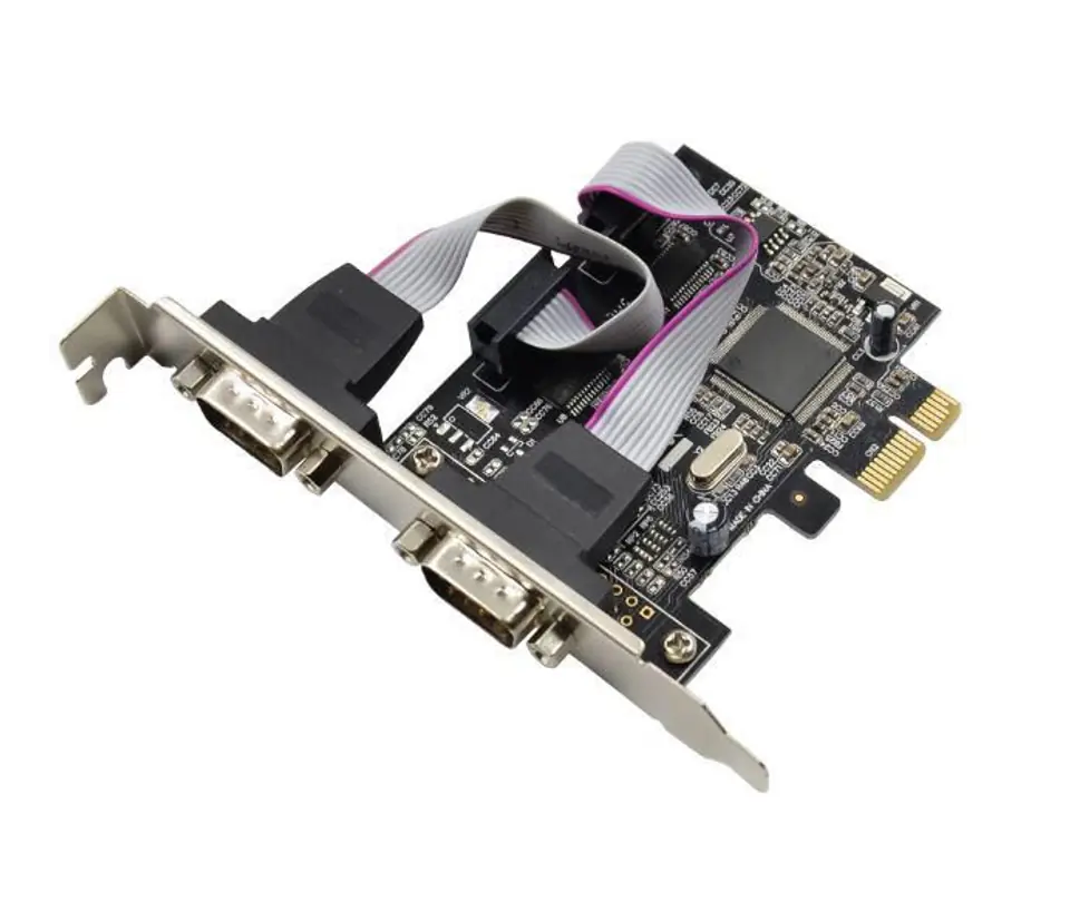 ⁨MicroConnect 2 Port Serial PCIe card⁩ w sklepie Wasserman.eu