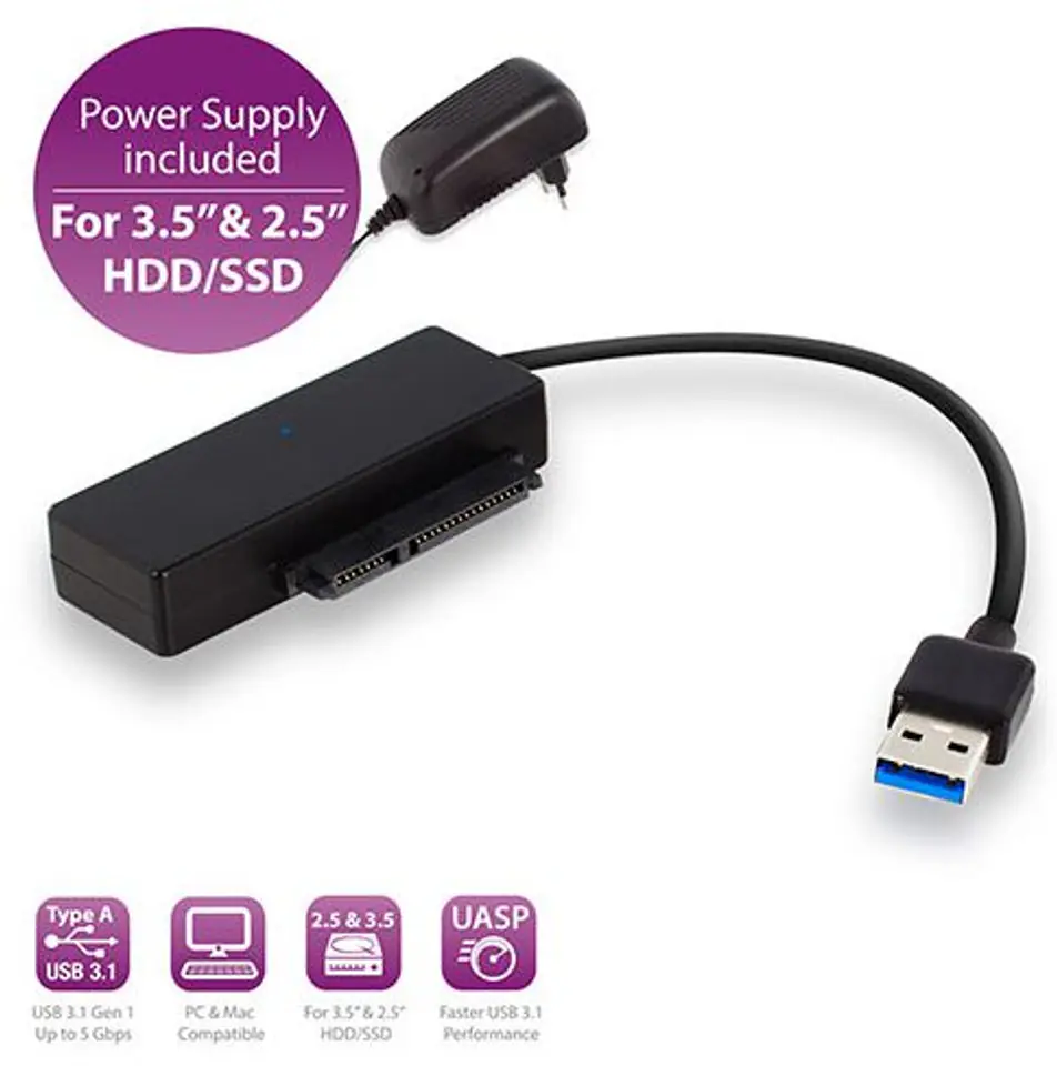 MicroConnect Connect a 2.5/3.5 SATA HDD or w sklepie Wasserman.eu
