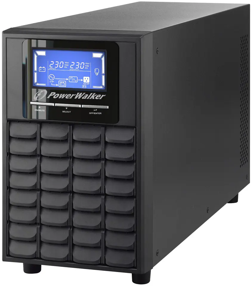 ⁨PowerWalker VFI 2000C LCD Double-conversion (Online) 2 kVA 1600 W 4 AC outlet(s)⁩ at Wasserman.eu