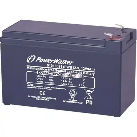 ⁨PowerWalker Battery 12V/9Ah PWB12-9⁩ w sklepie Wasserman.eu