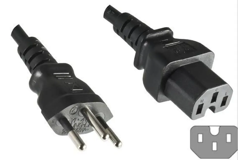 ⁨MicroConnect Power Cord Swiss - C15 1.8m⁩ w sklepie Wasserman.eu