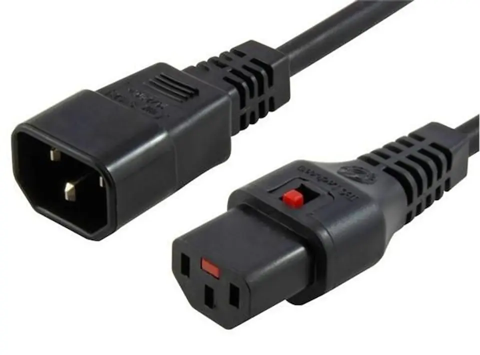 ⁨MicroConnect Powercord C13 IEC Lock - C14⁩ w sklepie Wasserman.eu