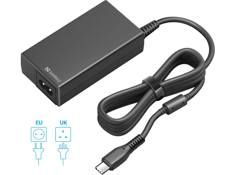 Sandberg USB-C AC Charger PD65W EU+UK w sklepie Wasserman.eu