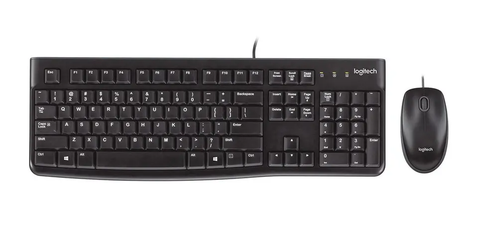 ⁨Logitech MK120 - BLACK - DEU - EMEA⁩ w sklepie Wasserman.eu