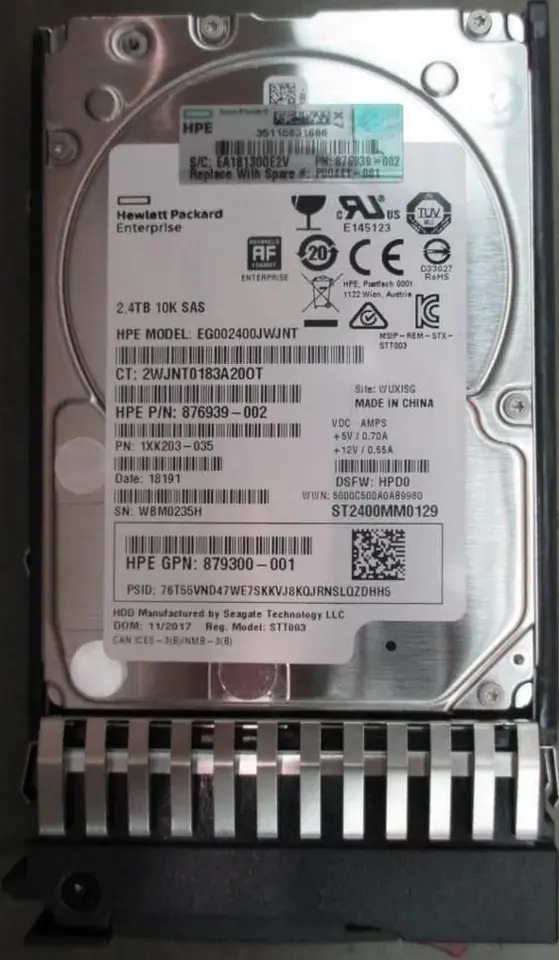 ⁨Hewlett Packard Enterprise HDD 2.4TB 12G 10K SFF SAS 512e⁩ w sklepie Wasserman.eu