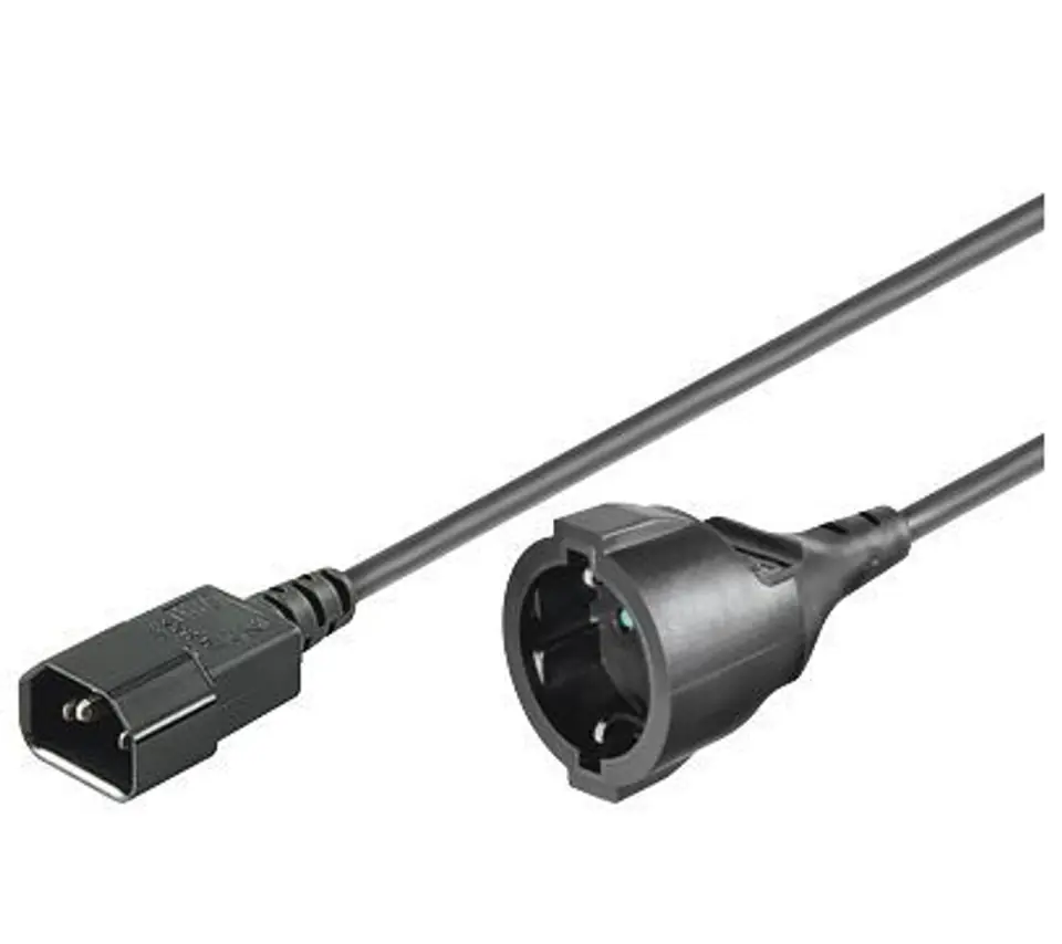 ⁨MicroConnect Power Cord C14 -Schuko M-F⁩ w sklepie Wasserman.eu