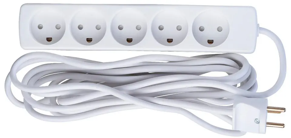 ⁨MicroConnect 5-way Danish Power Strip 5m⁩ w sklepie Wasserman.eu