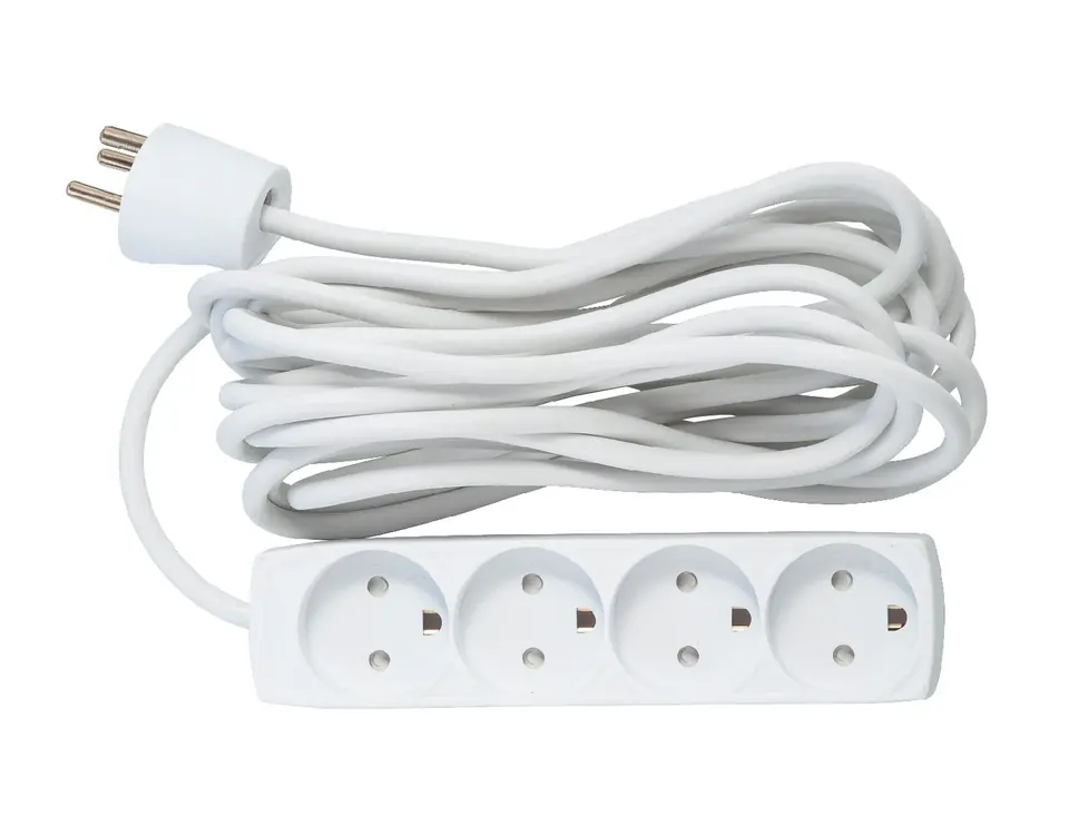 ⁨MicroConnect 4-way Danish Power Strip 5m⁩ w sklepie Wasserman.eu