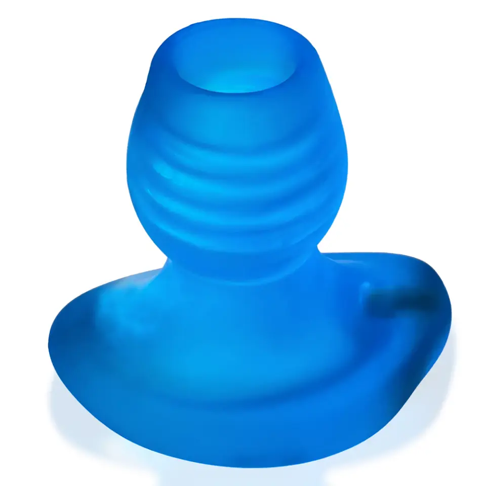 ⁨Oxballs - Glowhole-1 Hollow Buttplug with Led Light Small Blue⁩ at Wasserman.eu