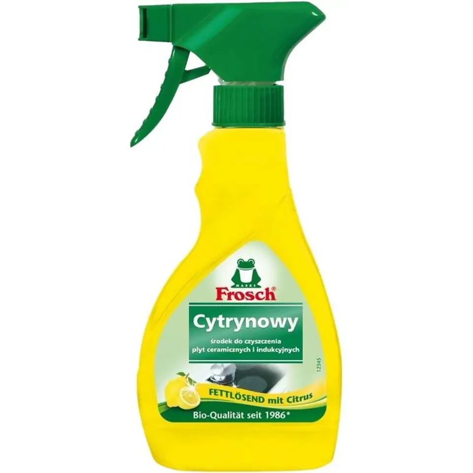 ⁨FROSCH 300ml Spray do kuchenek ceramicznych cytrynowy⁩ w sklepie Wasserman.eu