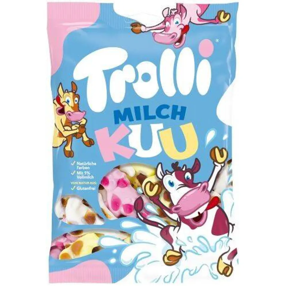 ⁨Trolli Milch Kuu Żelki 150 g⁩ w sklepie Wasserman.eu