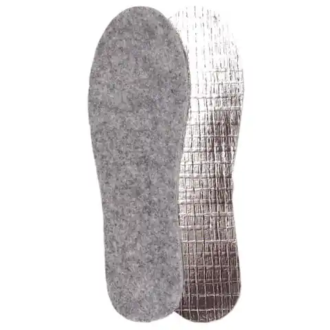⁨Wkładki do butów Coccine termoizolacyjne z filcem (kolor Szary/Srebrny, rozmiar 42)⁩ w sklepie Wasserman.eu