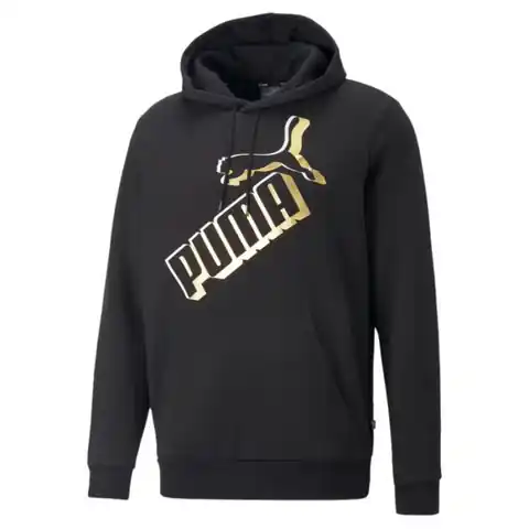 ⁨Bluza Puma ESS+ Big Logo Hoodie M 849867 (kolor Czarny, rozmiar XL)⁩ w sklepie Wasserman.eu
