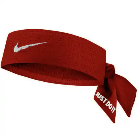 ⁨Opaska na głowę Nike Dri-Fit Terry (kolor Czerwony)⁩ w sklepie Wasserman.eu