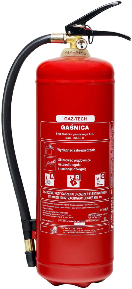 ⁨POWDER FIRE EXTINGUISHER 4KG⁩ at Wasserman.eu