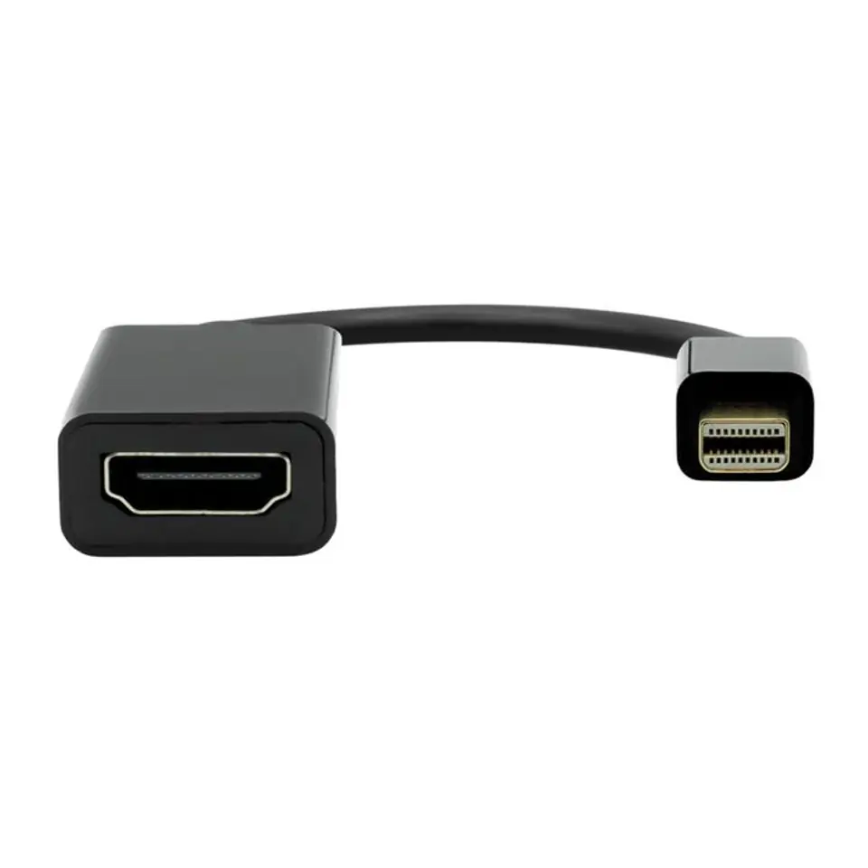 ⁨Garbot MiniDP-HDMI. M/F. Black. 17cm⁩ w sklepie Wasserman.eu