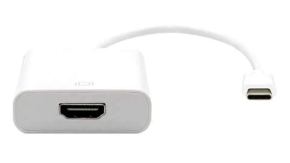 ⁨Garbot USB3.1 C-HDMI. M/F. White 20cm⁩ w sklepie Wasserman.eu