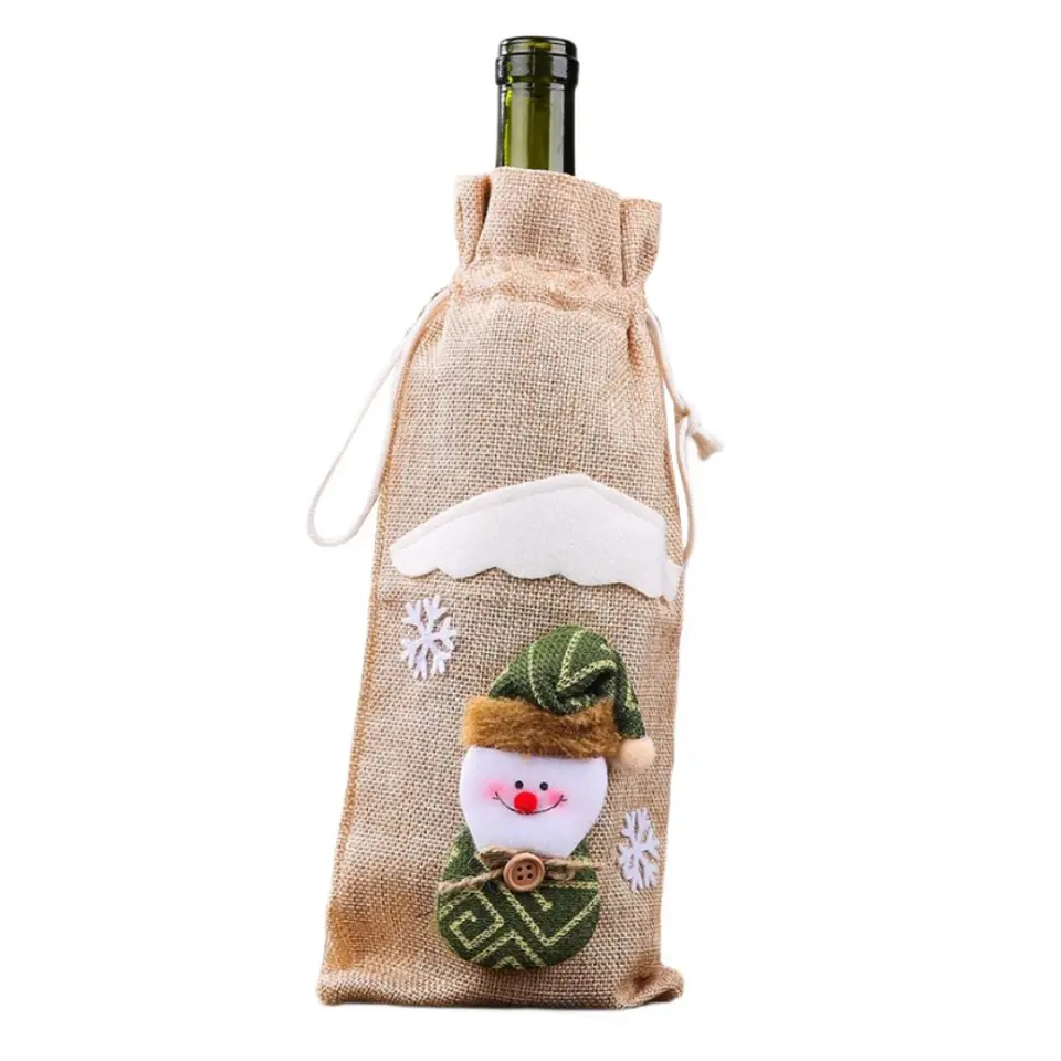 ⁨Pokrowiec na butelkę, wino Boże Narodzenie KSN14K⁩ w sklepie Wasserman.eu