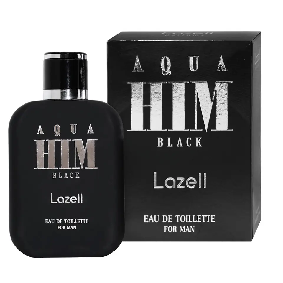 ⁨Lazell Aqua Him Black woda toaletowa spray 100ml⁩ w sklepie Wasserman.eu