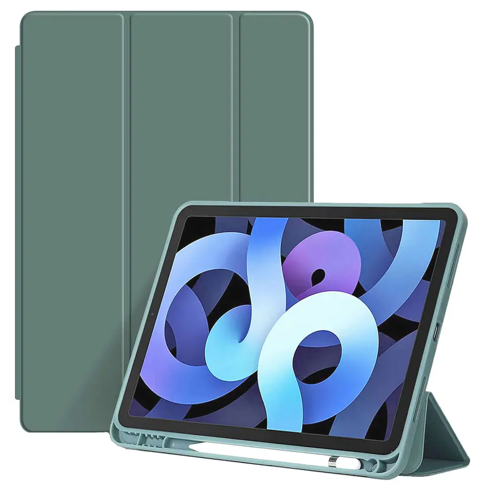 ⁨Etui do Apple iPad 10.2 9 gen 8/7 2021/2020/2019 Smart Pencil Case Alogy TPU obudowa na tablet Zielone⁩ w sklepie Wasserman.eu