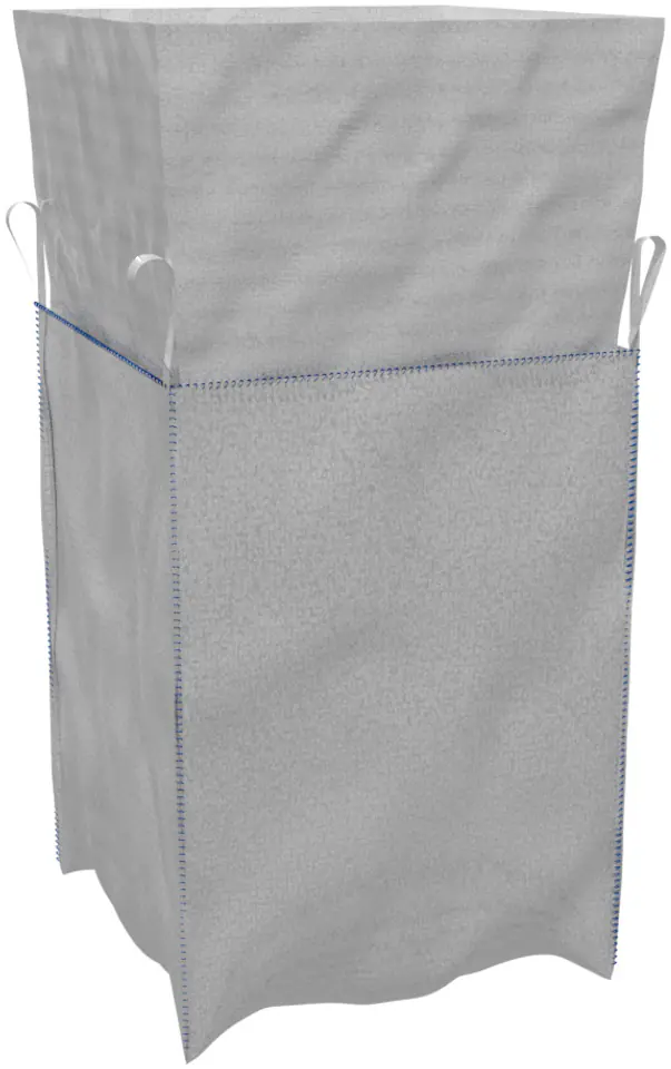 ⁨WOREK BIG-BAG 90*90*90 CM BIAŁY,OTWARTY Z KOŁNIERZEM⁩ w sklepie Wasserman.eu