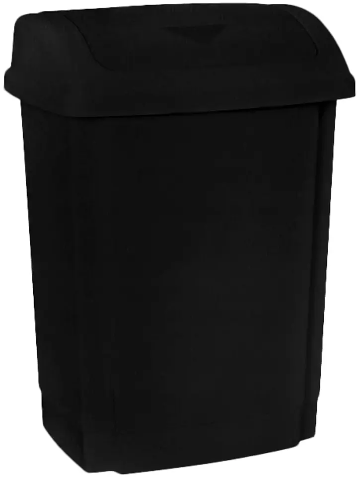 ⁨SWING WASTE CONTAINER 15L COVER BLACK⁩ at Wasserman.eu