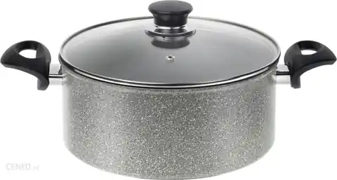 ⁨Pot BALLARINI Ferrara with 2 handles and lid Granite 24 CM FERG25D.24D⁩ at Wasserman.eu