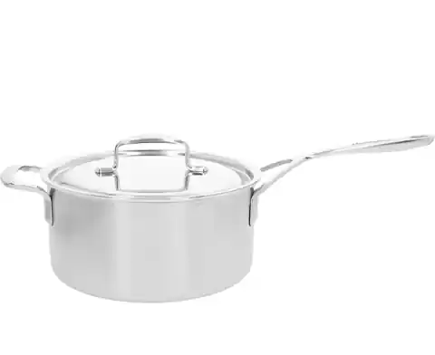 ⁨Steel saucepan with lid DEMEYERE 5-PLUS 4l⁩ at Wasserman.eu