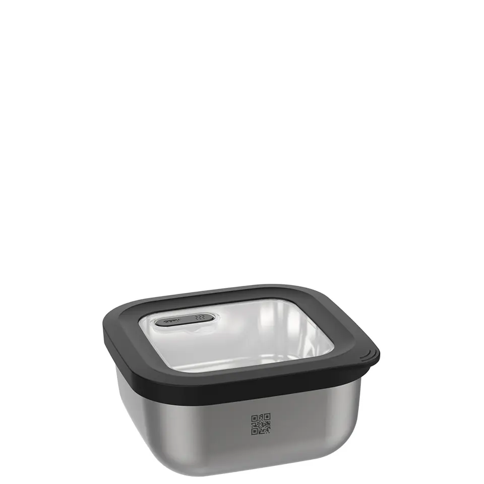 ⁨Square steel container 400 ml Gefu Provido G-12777⁩ at Wasserman.eu