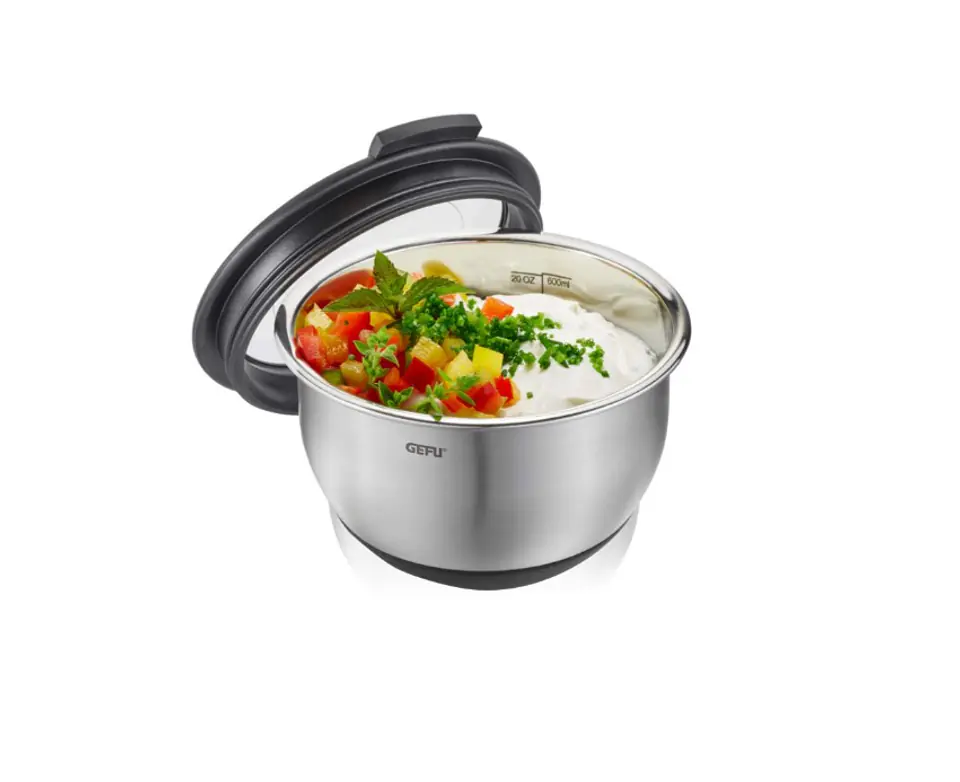 ⁨Metal bowl 24 cm GEFU MUOVO G-35050⁩ at Wasserman.eu