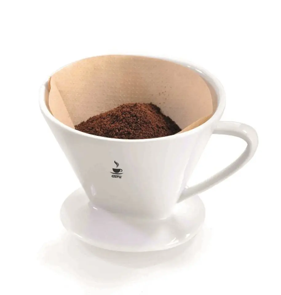 ⁨GEFU SANDRO 2 pc(s) White Cup Reusable coffee filter⁩ at Wasserman.eu