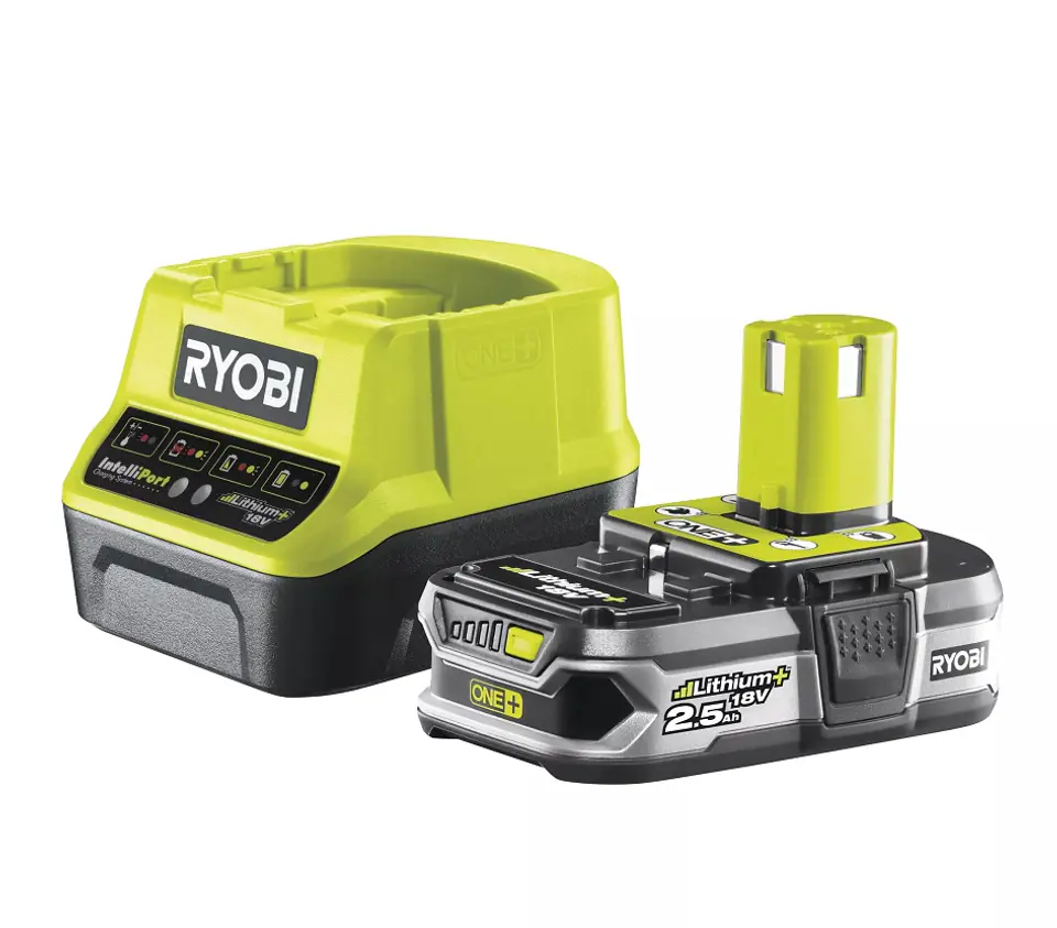 AKUMULATOR LI-ION 2.5AH 18V + ŁADOWARKA ONE+ RC18120-125 w sklepie Wasserman.eu