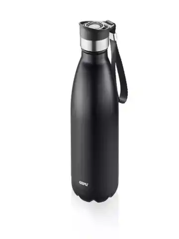 ⁨Butelka termiczna 500 ml czarna GEFU OLIMPIO G-12731⁩ w sklepie Wasserman.eu