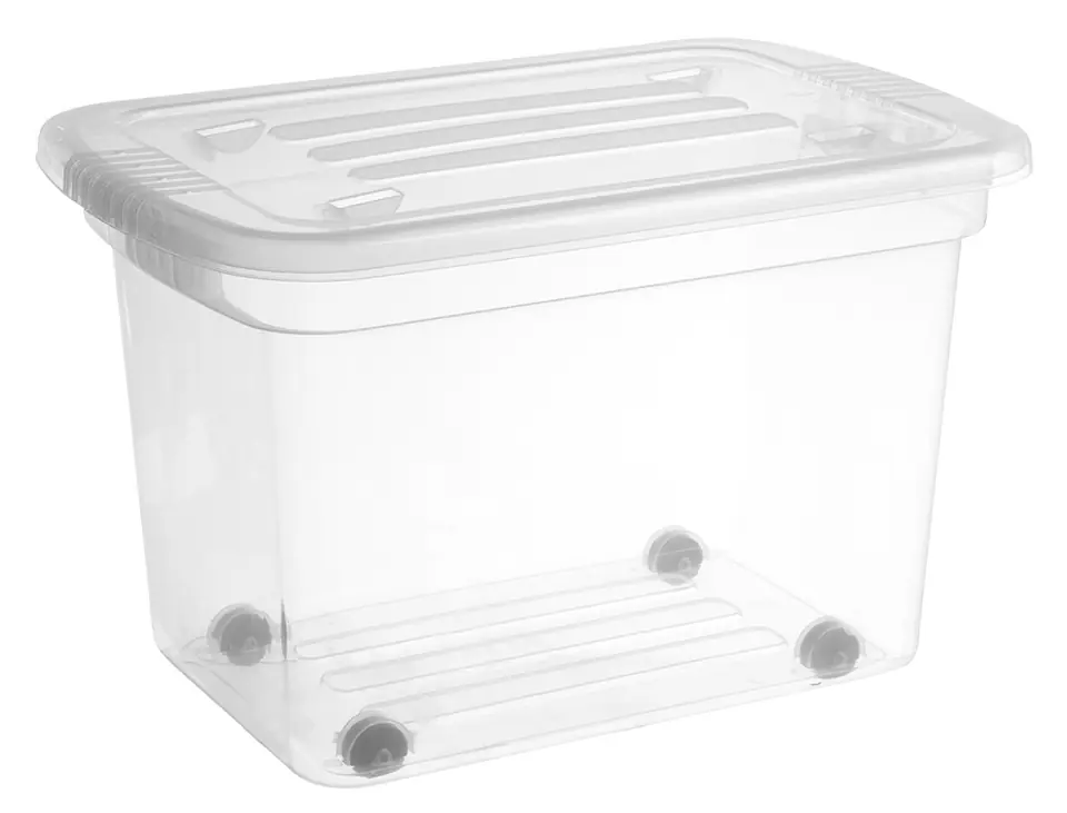 ⁨STORAGE CONTAINER WITH HOME BOX LID 52L⁩ at Wasserman.eu