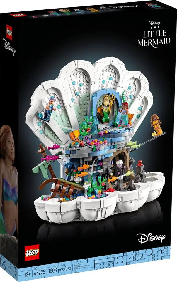 ⁨LEGO DISNEY 43225 THE ROYAL SHELL OF THE LITTLE MERMAID⁩ at Wasserman.eu